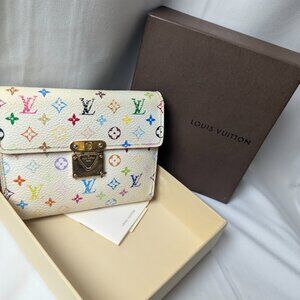 Louis Vuitton White Murakami Koala Wallet